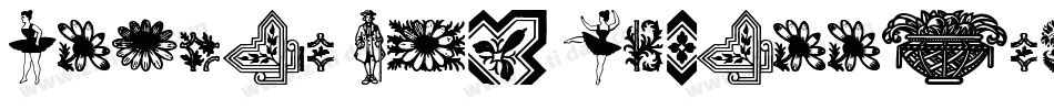 Florets And Embellishments字体转换